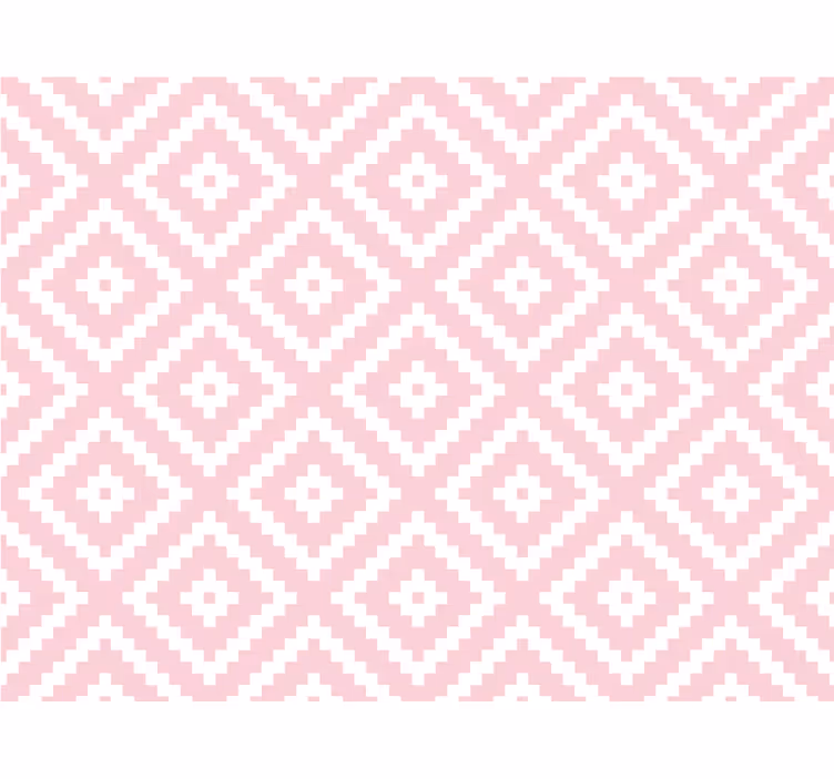 Texture pattern wallpaper in pink squares design - TenStickers