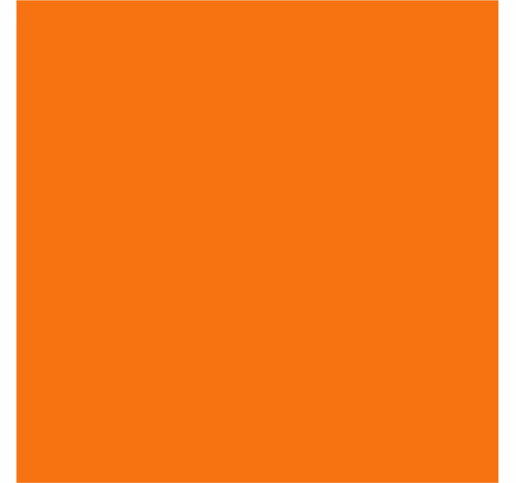 Living room wallpaper in matte orange - TenStickers