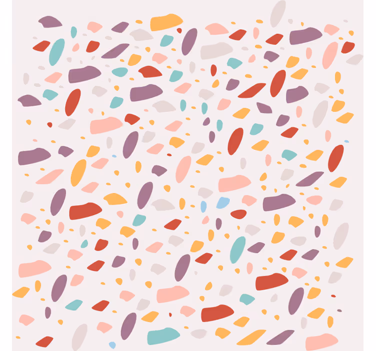 Marble wallpaper with colorful stone design - TenStickers
