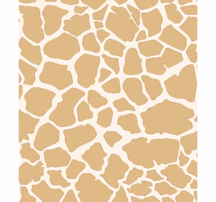 Animal wallpaper giraffe pattern - TenStickers