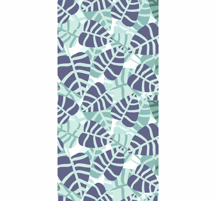 Bedroom wallpaper colorful tropical flowers pattern - TenStickers