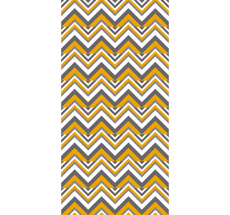 Chevron style bedroom wallpaper - TenStickers