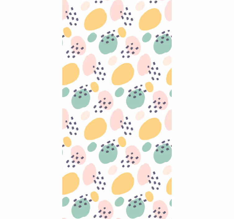 Texture pattern wallpaper in pastel art forms - TenStickers