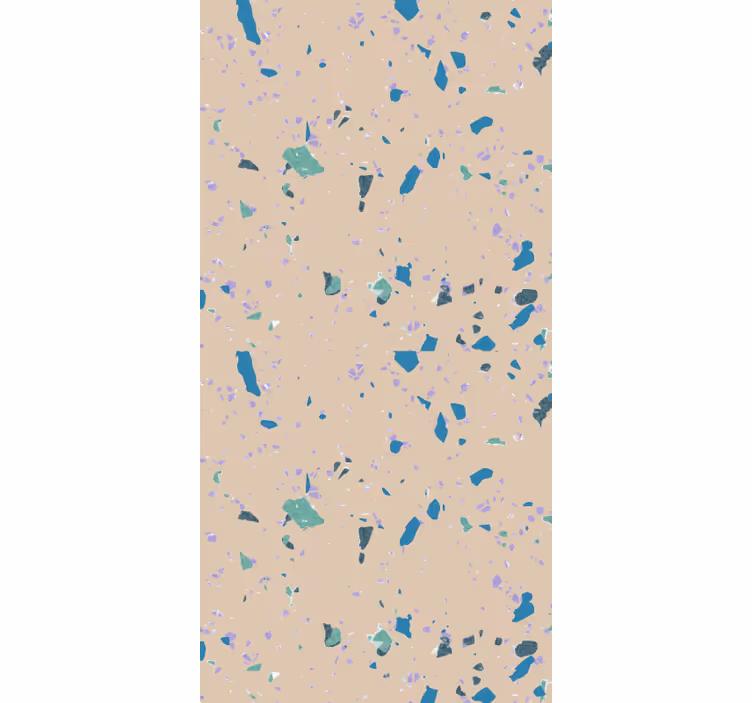 Abstract geometric bedroom wallpaper - TenStickers