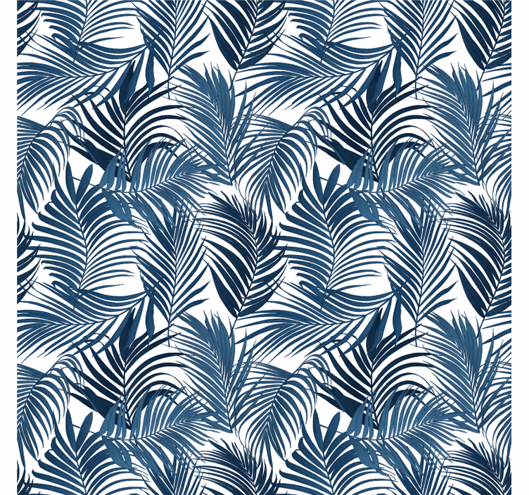 Tropical leaf bedroom wallpaper - TenStickers