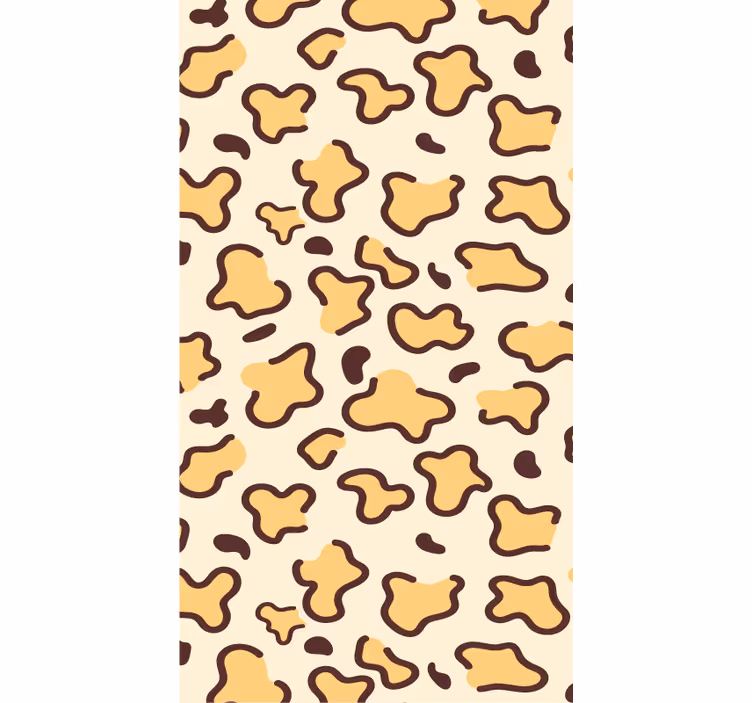 Animal wallpaper with large leopard patterns - TenStickers