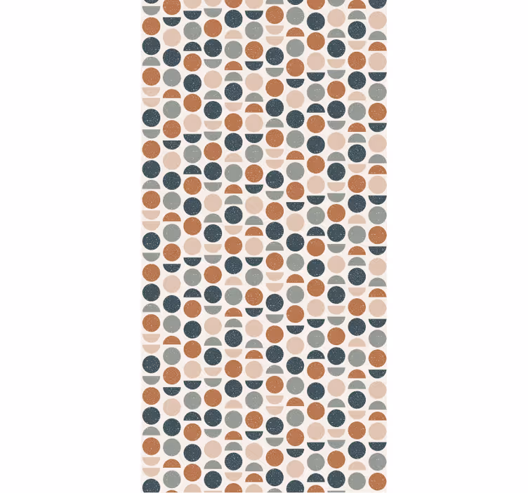 Office wallpaper semi circles pattern - TenStickers