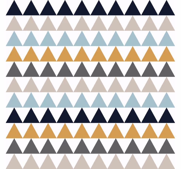 Office wallpaper sober nordic triangles - TenStickers