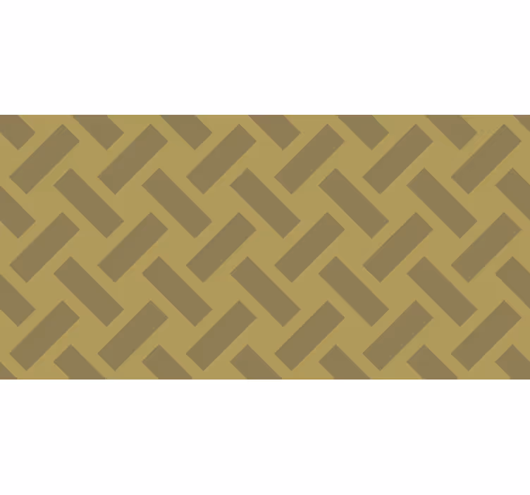 Dining room wallpaper chevron zigzag pattern - TenStickers