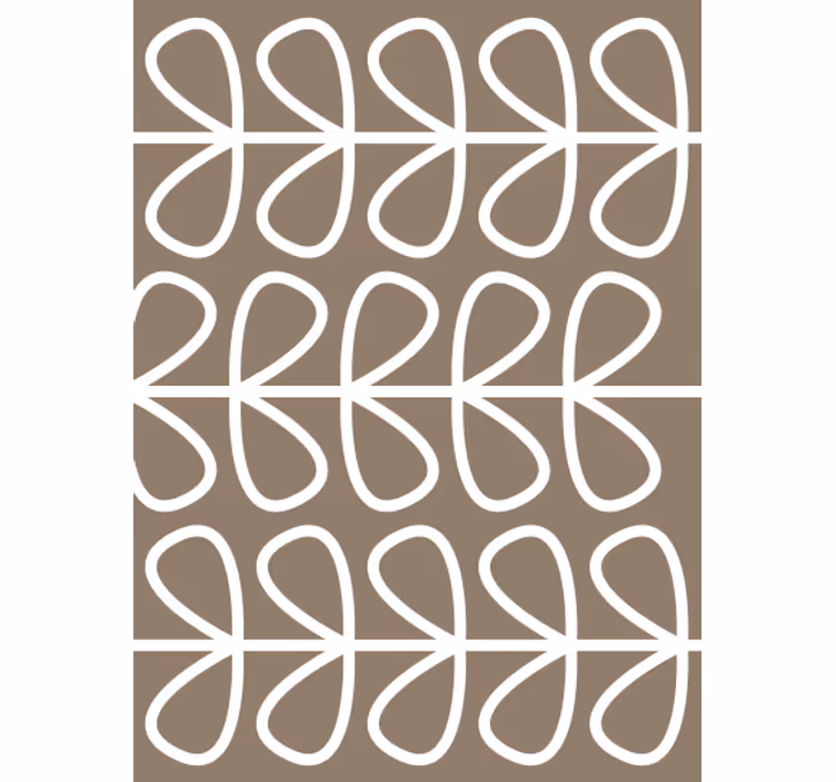 Geometric wallpaper geometric loop design - TenStickers