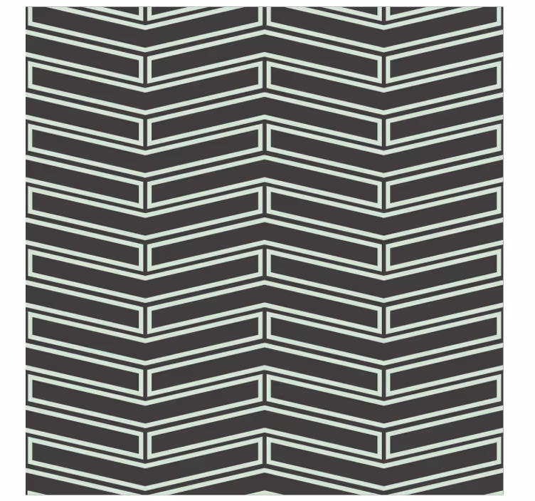 Geometric wallpaper chevron lines - TenStickers