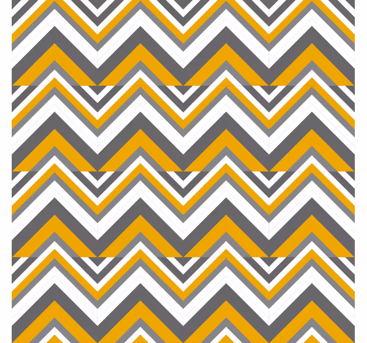 Geometric wallpaper chevron stripe pattern - TenStickers