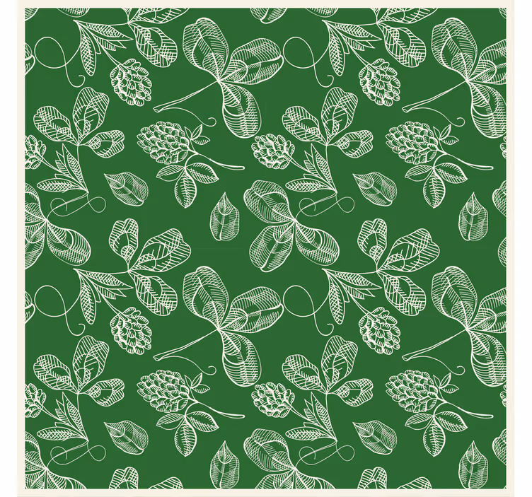Nature wallpaper with lush green designs - TenStickers