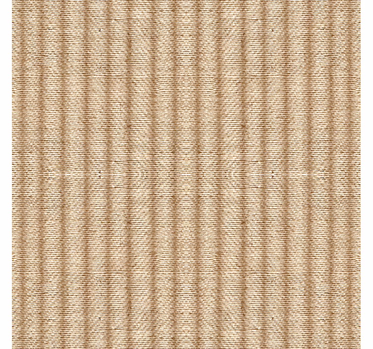 Master bedroom wallpaper brown realistic jute - TenStickers