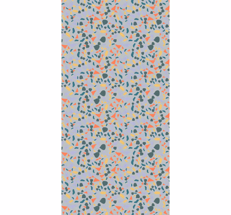 Marble wallpaper in vibrant abstract shapes - TenStickers