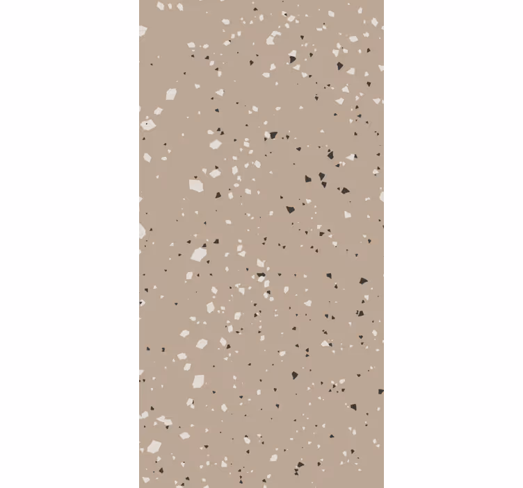 Marble wallpaper with neutral terrazzo design - TenStickers