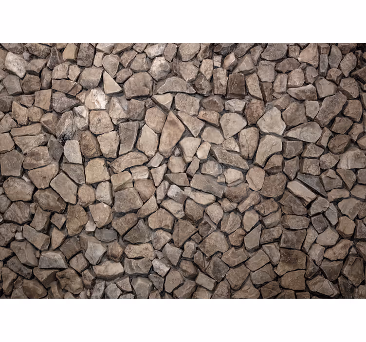 Stone wallpaper cobblestone pathway design - TenStickers