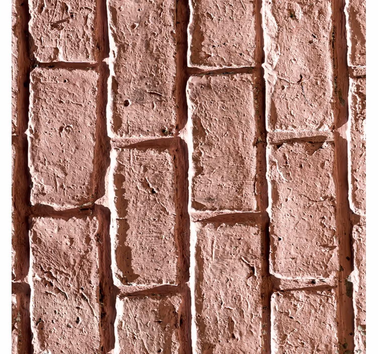 Stone wallpaper rustic brick design - TenStickers