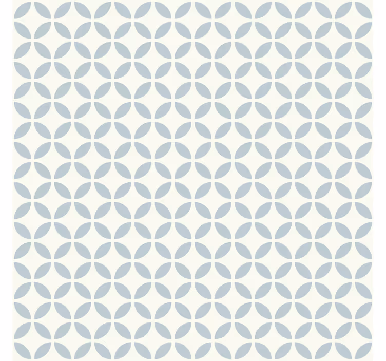 Tile wallpaper with circular patterned design - TenStickers