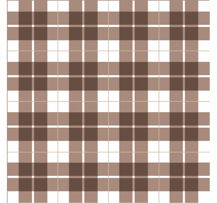 Tile wallpaper earthy tones check - TenStickers