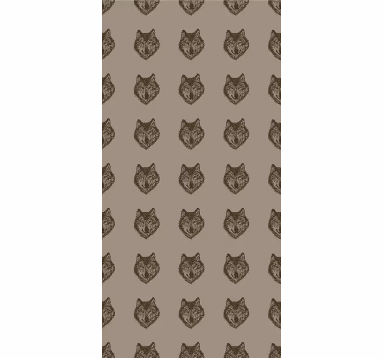 Kids wallpaper european wolf design - TenStickers