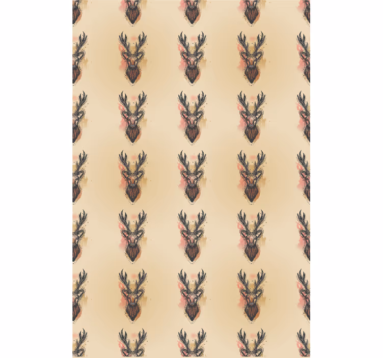 Kids wallpaper roe deer design - TenStickers