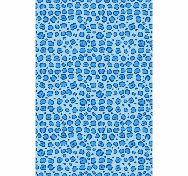 Kids wallpaper blue spotted design - TenStickers