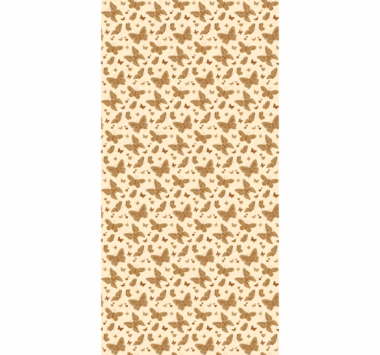 Kids wallpaper butterfly pattern design - TenStickers