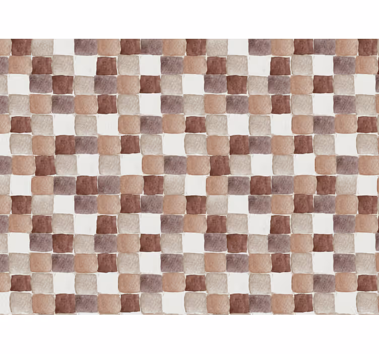Living room wallpaper earth tone watercolor - TenStickers