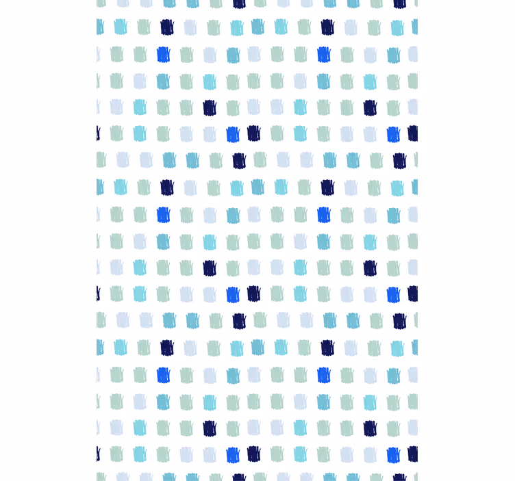 Scandinavian wallpaper in varying shades of blue - TenStickers