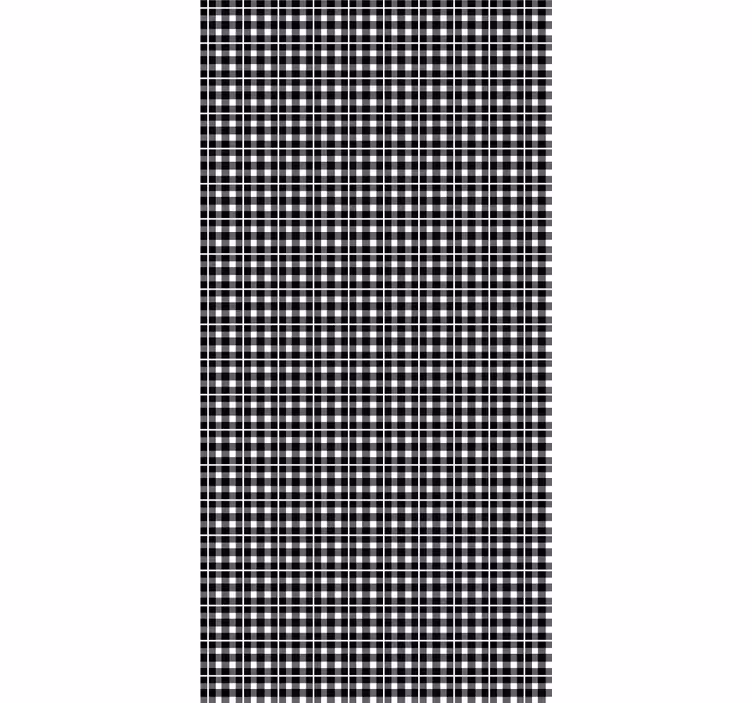 Texture pattern wallpaper classic check design - TenStickers