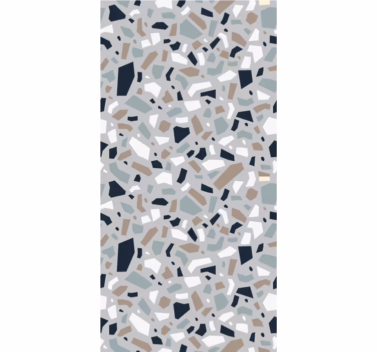 Texture pattern wallpaper in abstract terrazzo design - TenStickers