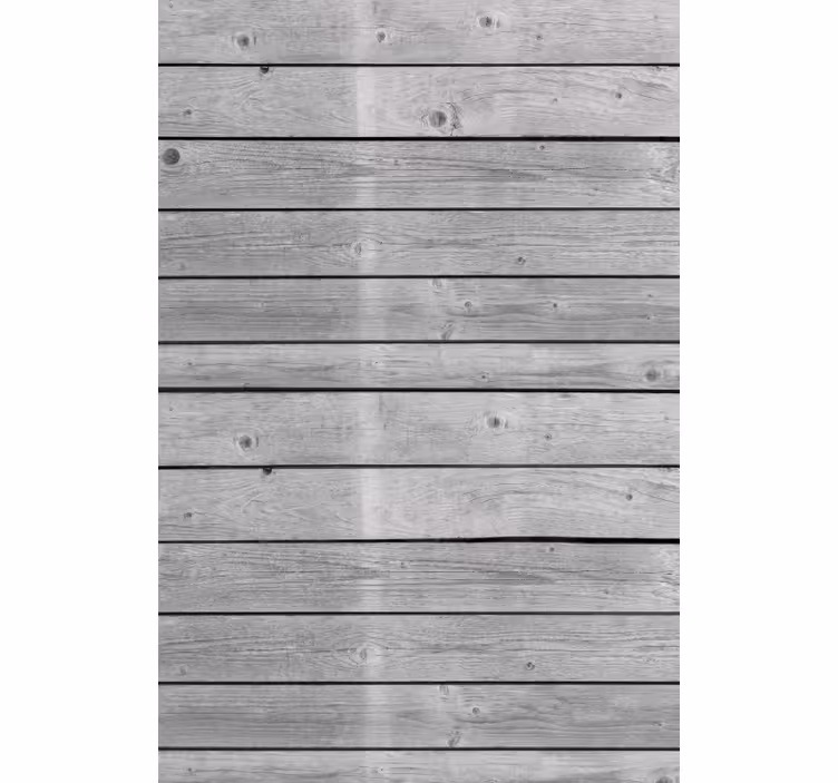 Rustic wallpaper in dark gray wood design - TenStickers