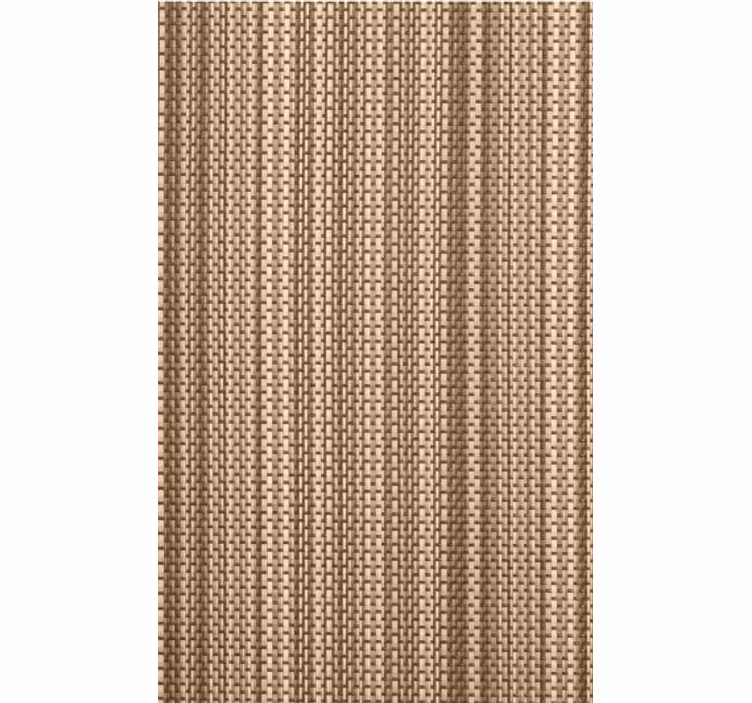 Living room wallpaper natural fiber look - TenStickers
