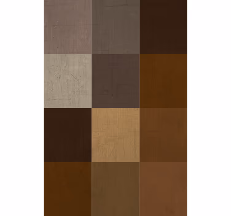 Living room wallpaper patchwork design surface - TenStickers