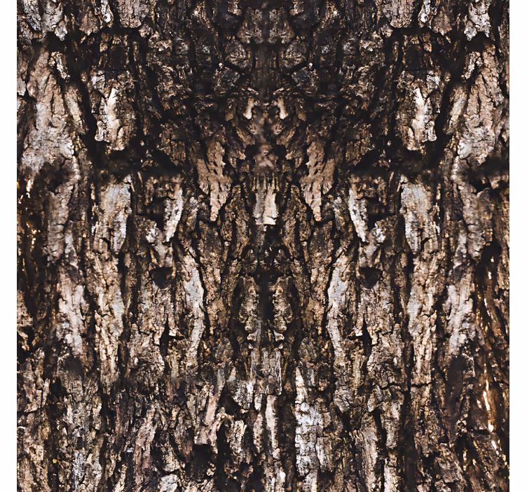 Tree wallpaper realistic tree bark design - TenStickers