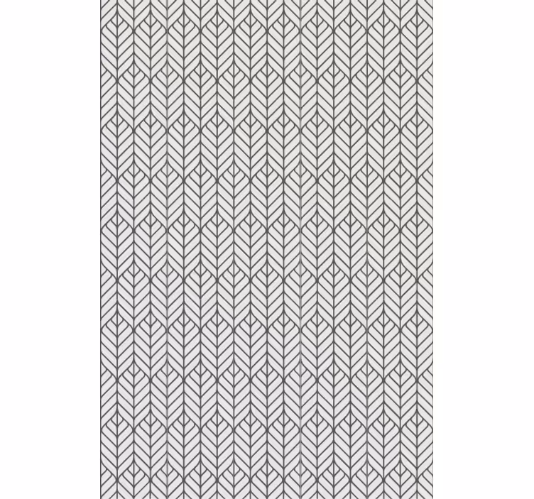 Office wallpaper elegant leaf shades - TenStickers
