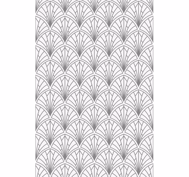 Office wallpaper light grey leaves on white - TenStickers