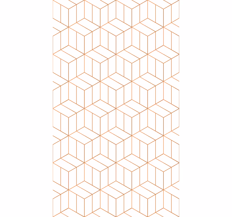 Modern wallpaper featuring unique octagon patterns - TenStickers