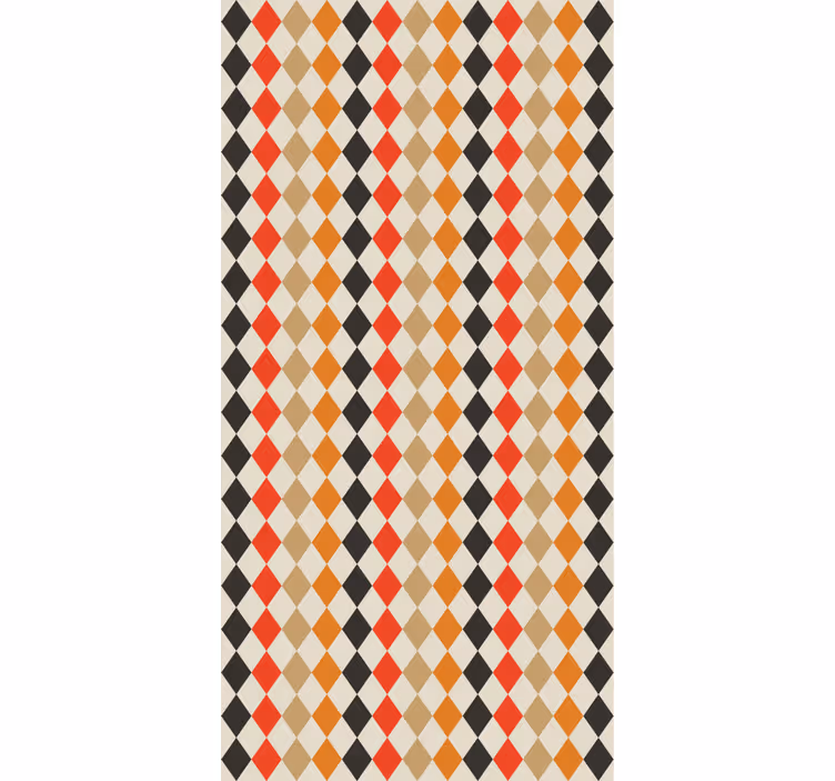 Modern wallpaper in diamond shape design - TenStickers