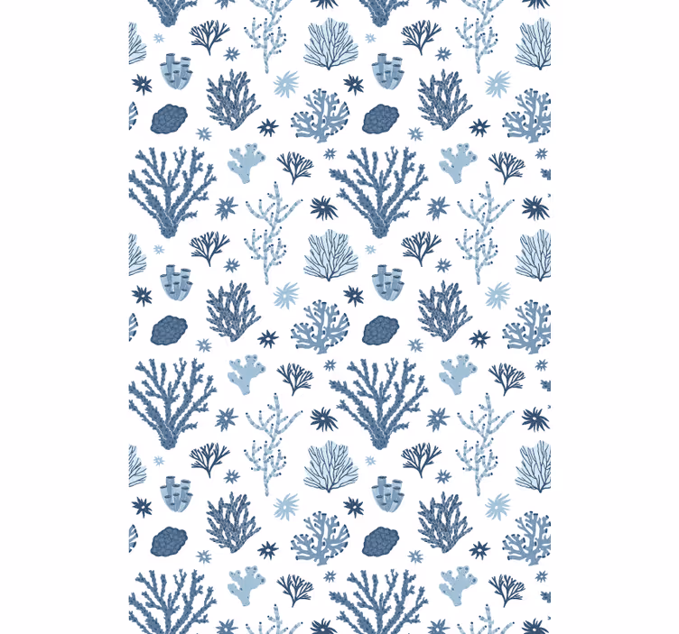 Modern wallpaper modern corals hampton design - TenStickers