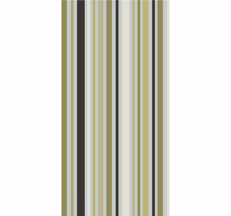 Modern wallpaper in shades of green geometric lines - TenStickers