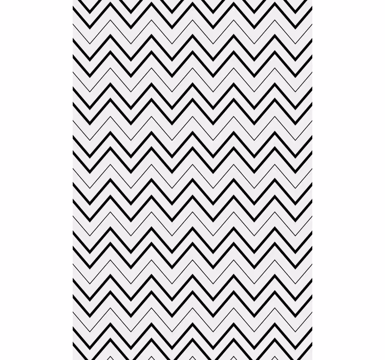 Modern wallpaper geometric zigzag design - TenStickers