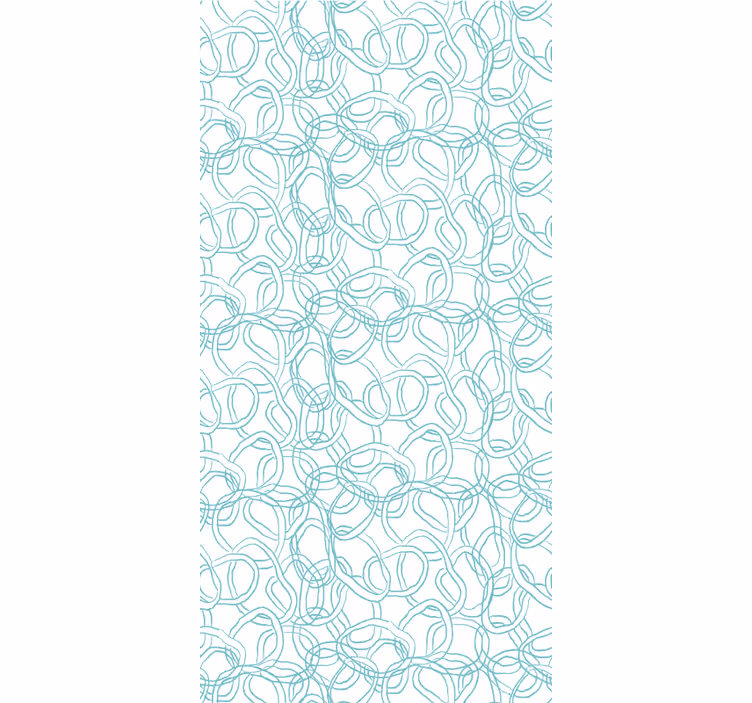 Modern wallpaper abstract circular design - TenStickers