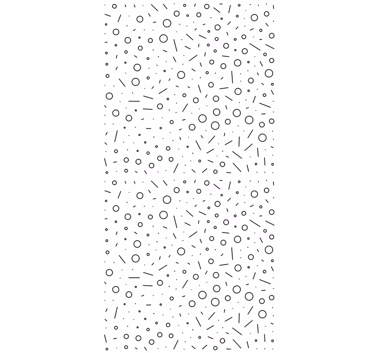 Modern wallpaper with abstract circular design - TenStickers