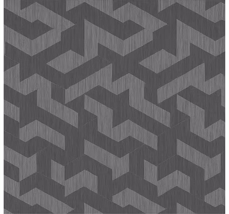 Teenager wallpaper geometric dark shapes - TenStickers
