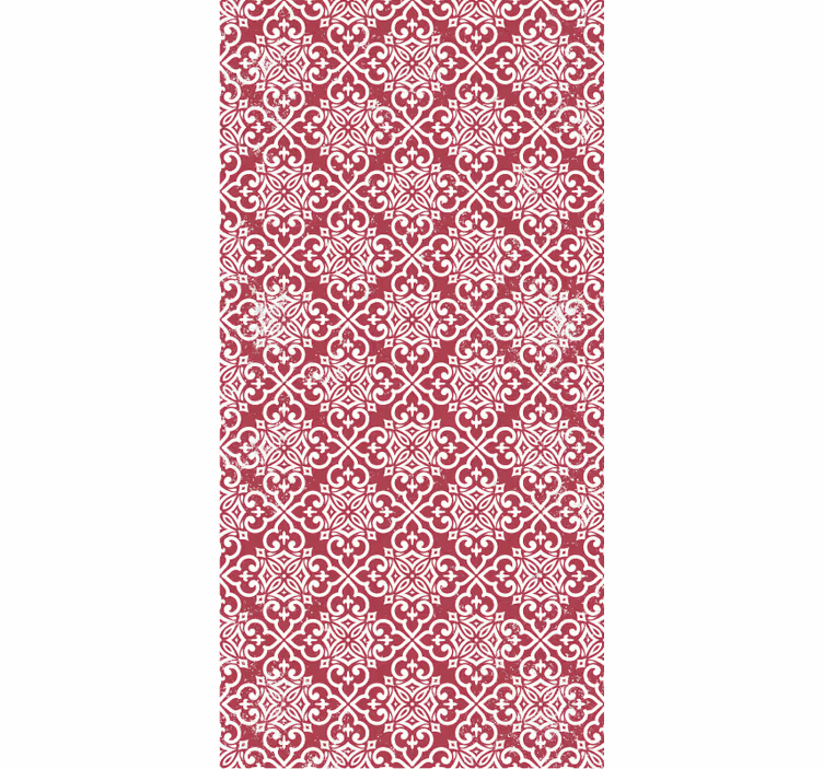 Kitchen wallpaper moroccan red - TenStickers