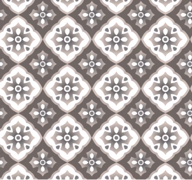 Kitchen wallpaper in portuguese tile style - TenStickers