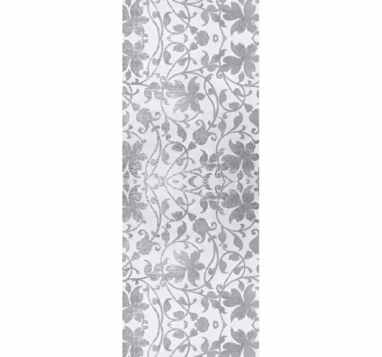 Cement damask kitchen wallpaper - TenStickers