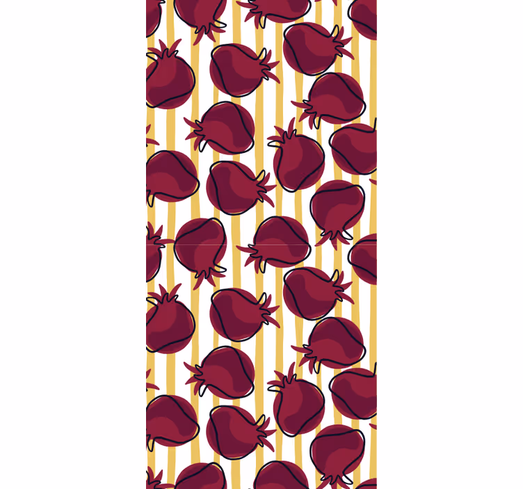 Kitchen wallpaper pomegranate design - TenStickers